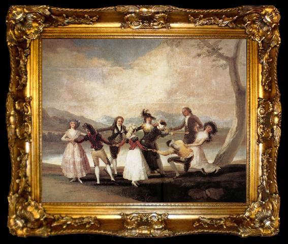 framed  Francisco Goya La Gallina Ciega, ta009-2